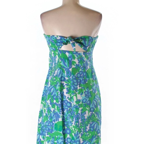 Lilly Pulitzer Franco Strapless Dress  "Bee In Your Bonnet” - Picture 3 of 4
